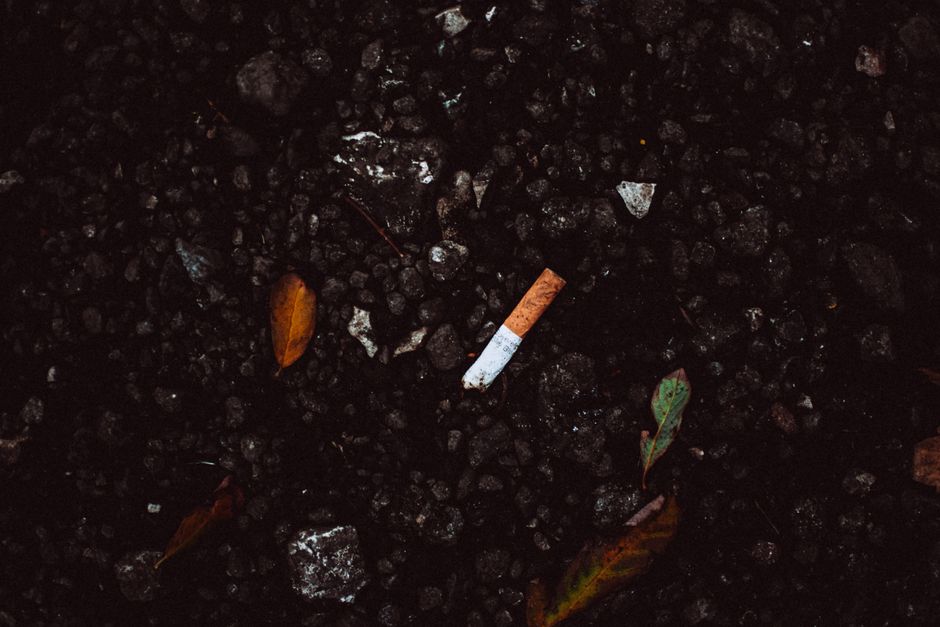 Cigarette butts